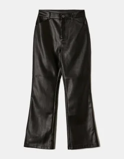 Pantalone a Zampa In Finta Pelle Nera^Tally Weijl Flash Sale