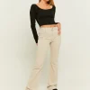 Pantalone Bootcut Grigio in Velluto a Coste^Tally Weijl New