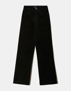 Pantalone Wide Leg in Velluto a Coste^Tally Weijl Clearance