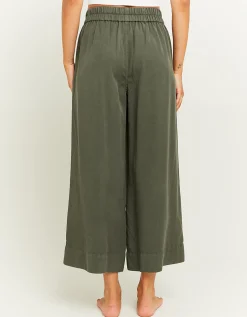 Pantaloni Leggeri Verdi con Fascia Elastica in Vita^Tally Weijl Fashion