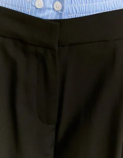 Pantaloni Wide Leg a Doppia Vita Neri^Tally Weijl Cheap