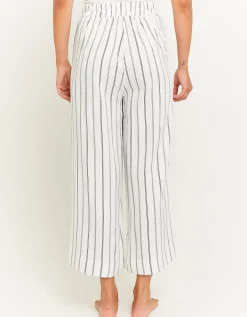 Pantaloni Wide Leg a Righe con Vita Elasticizzata^Tally Weijl Outlet
