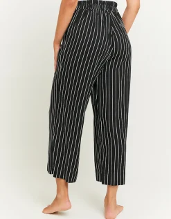 Pantaloni Wide Leg a Righe con Vita Elasticizzata^Tally Weijl Discount