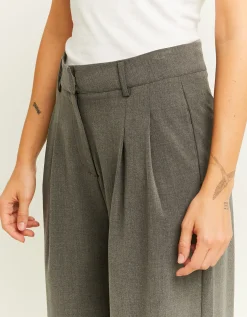 Pantaloni Wide Leg Grigi^Tally Weijl Cheap