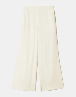Pantaloni Wide Leg in Lino Bianchi^Tally Weijl Best Sale