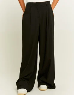 Pantaloni Wide Leg Tailoring Neri^Tally Weijl Cheap