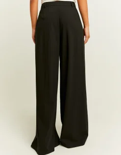 Pantaloni Wide Leg Tailoring Neri^Tally Weijl Cheap