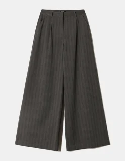 Pantaloni Wide Leg Tailoring Grigi^Tally Weijl Cheap