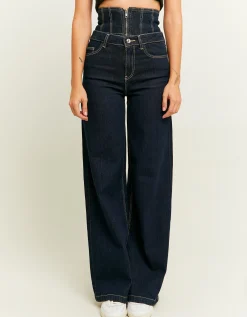 Wide Leg Jeans con Dettagli in Vita^Tally Weijl Best Sale