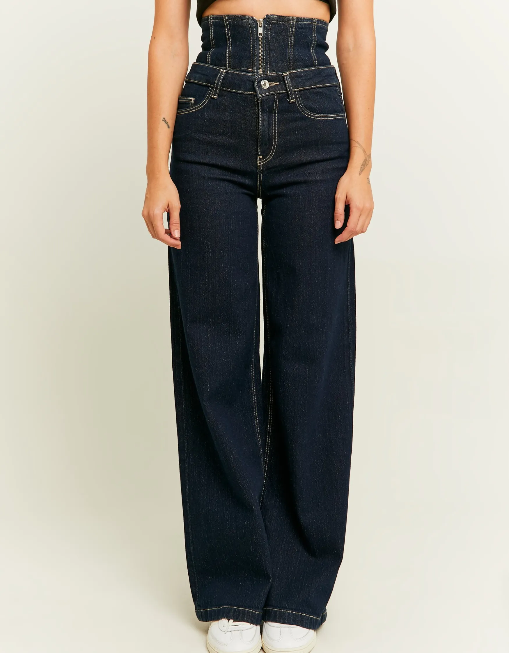 Wide Leg Jeans con Dettagli in Vita^Tally Weijl Best Sale
