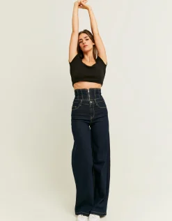 Wide Leg Jeans con Dettagli in Vita^Tally Weijl Best Sale