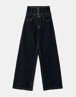 Wide Leg Jeans con Dettagli in Vita^Tally Weijl Best Sale